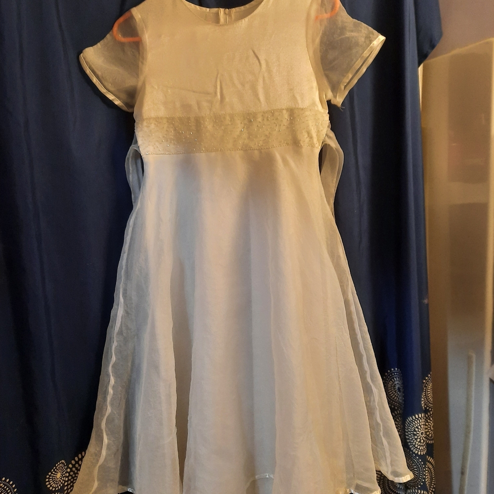 Elegant White Kids Dress